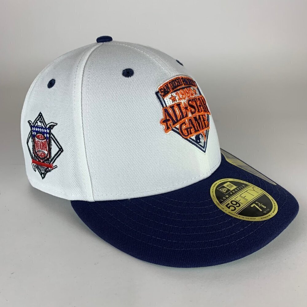 San Diego Padres 1992 MLB All Star Game New Era Low Profile Fitted Hat 7 3/8 New
